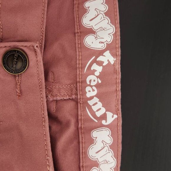 Kurvy Kreamy Pink Skinny Pants NWT Size 22 Plus Size Pink Pants - Picture 6 of 9